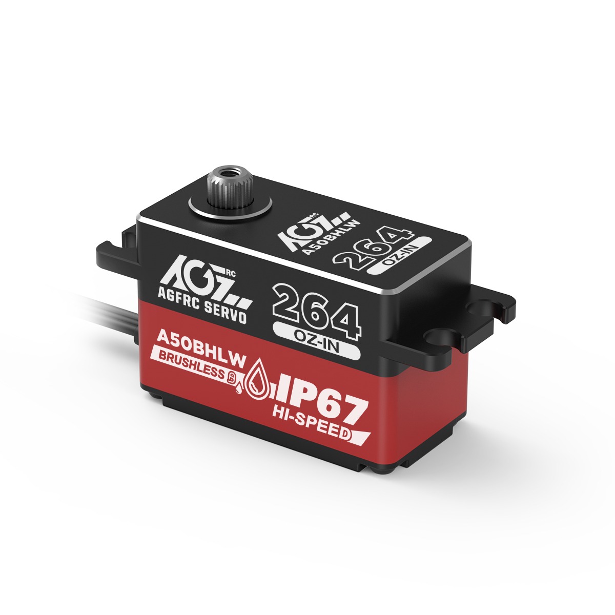 AGFRC A50BHLW (19kg/0,073s/8,4V) Veekindel madal servo 2 AGFRC A50BHLW (19kg/0,073s/8,4V) Veekindel madal servo
