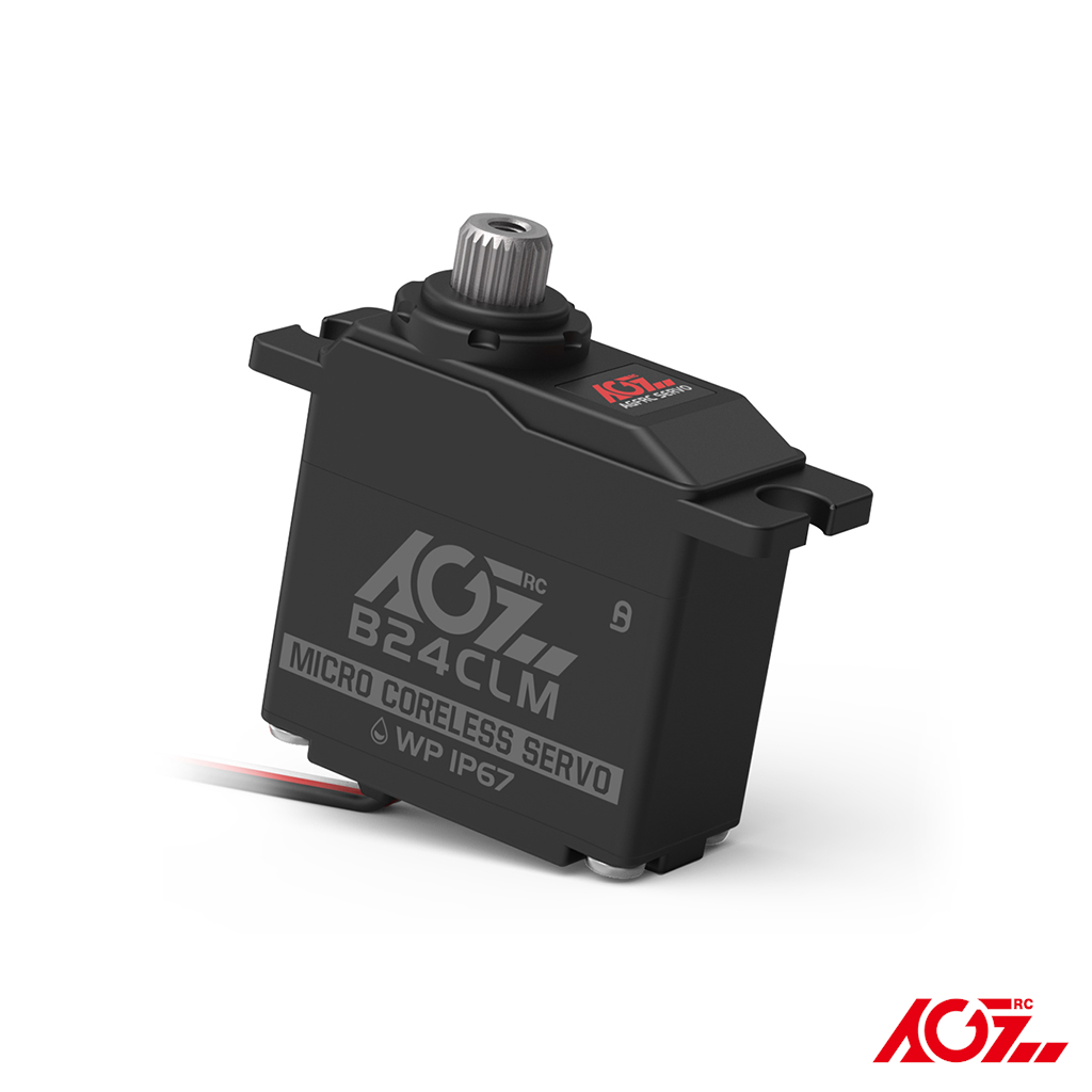 AGFRC B24CLM (6kg/0.085s/8.4v) High Speed Coreless Mini Servo 1 AGFRC B24CLM (6kg/0.085s/8.4v) High Speed Coreless Mini Servo
