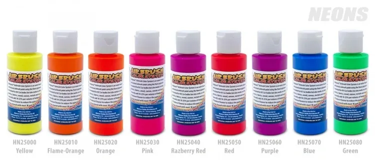 Aerograafi värv Neon Pink 60ml #HN25030 Hobbynox 2 Aerograafi värv Neon Pink 60ml #HN25030 Hobbynox