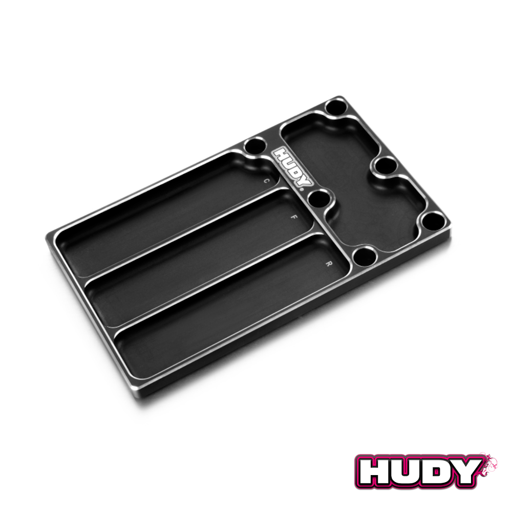Alu Tray For 1/10 Off-Road Diff Assembly (109840) Hudy 1 Alu Tray For 1/10 Off-Road Diff Assembly (109840) Hudy