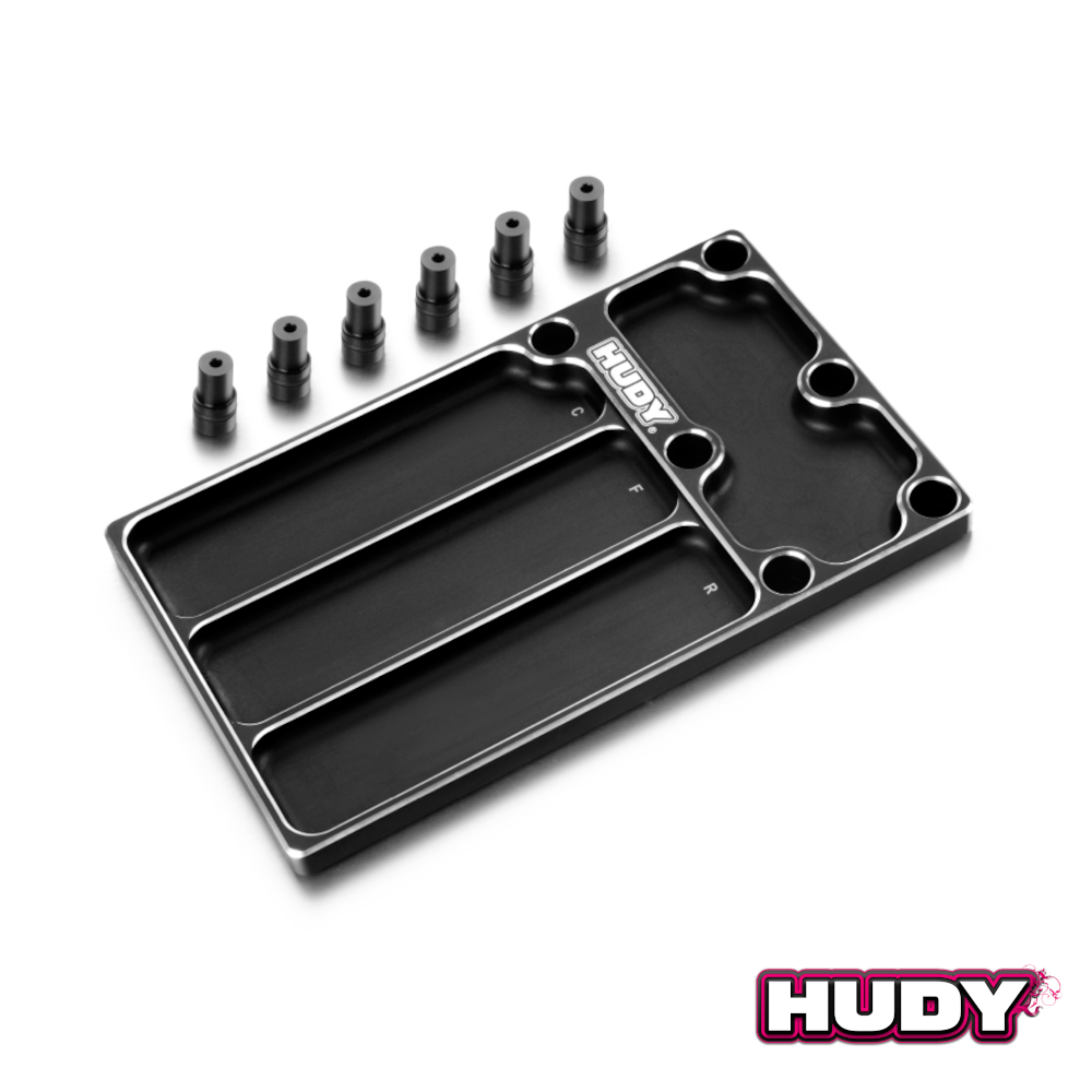 Alu Tray For 1/8 Off-Road Diff Assembly (109841) Hudy 1 Alu Tray For 1/8 Off-Road Diff Assembly (109841) Hudy