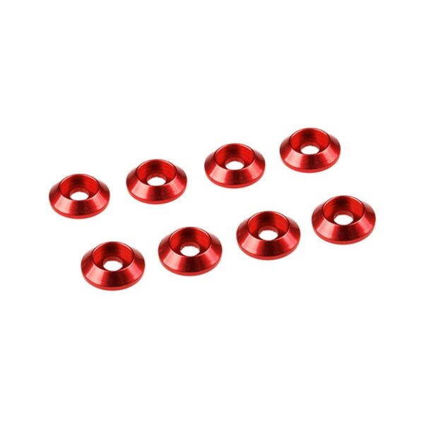 Washer Cap Head Alu 3mm (8) (UR1521) Ultimate Racing