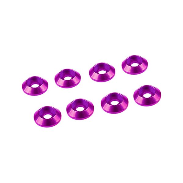Washer Cap Head Alu 3mm (8) (UR1521) Ultimate Racing