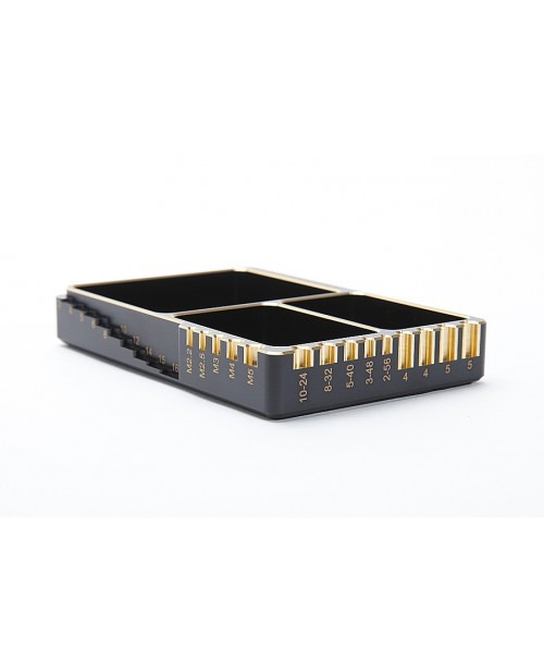 Arrowmax Multi Alu Case For Screws Black Golden (120x80x18mm) 4 Arrowmax Multi Alu Case For Screws Black Golden (120x80x18mm)