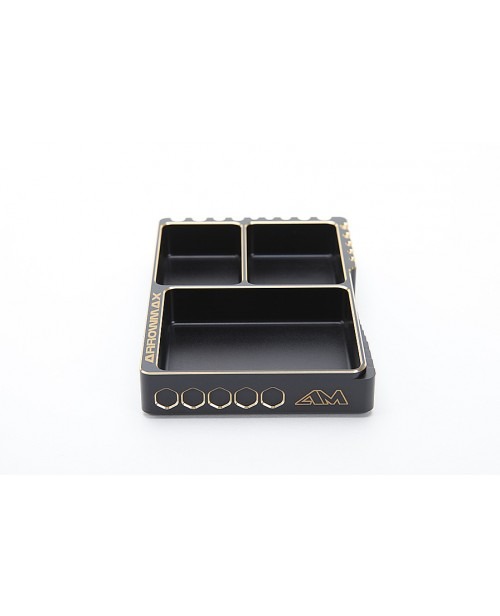 Arrowmax Multi Alu Case For Screws Black Golden (120x80x18mm) 3 Arrowmax Multi Alu Case For Screws Black Golden (120x80x18mm)