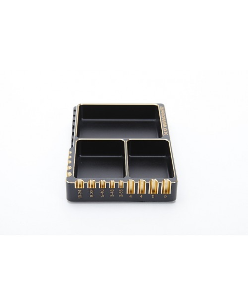 Arrowmax Multi Alu Case For Screws Black Golden (120x80x18mm) 2 Arrowmax Multi Alu Case For Screws Black Golden (120x80x18mm)