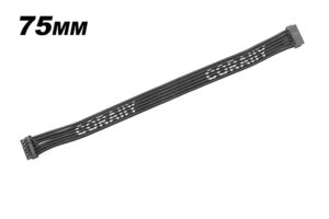 Team Corally High Flex Sensor Wire-Silver Plated Terminal  (75mm)