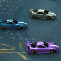 Turbo Racing 1/76 C63 RC Drift Car RTR (1) Blue