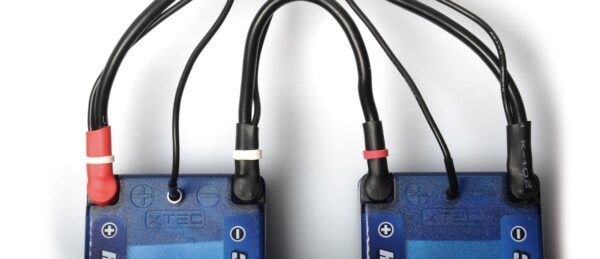LRP Double 2S-Charging Lead - 4mm, XH to 4/5mm, 2mm (60cm)
