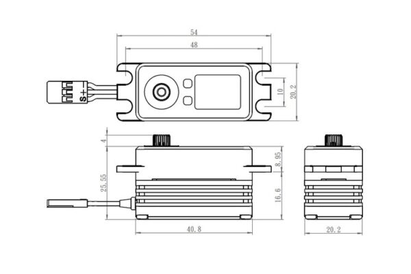 Savöx SB-2262SG HV BL Digital servo (0.065s/32kg/8.4V)