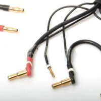 LRP Double 2S-Charging Lead - 4mm, XH to 4/5mm, 2mm (60cm)