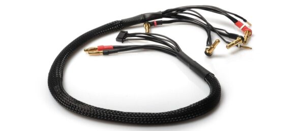LRP Double 2S-Charging Lead - 4mm, XH to 4/5mm, 2mm (60cm)