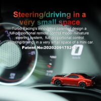 Turbo Racing 1/76 C75 RC Onroad Car RTR (1) Red