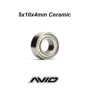 Ball Bearing 5x10x4mm Ceramic Metal Aura ZZ - Avid (1 pc)