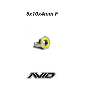 Ball Bearing 5x10x4mm Flanged 2RS - Avid (1 pc)