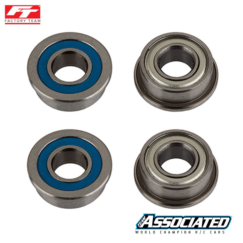 Kuullaager 6x13x5mm Randiga (4 tk) - Team Associated FT AE91559 1 Ball Bearing 6x13x5mm Flanged (4 pcs) Team Associated FT AE91559