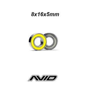 Ball Bearing 8x16x5mm ZZ+RS - Avid (1 pc)