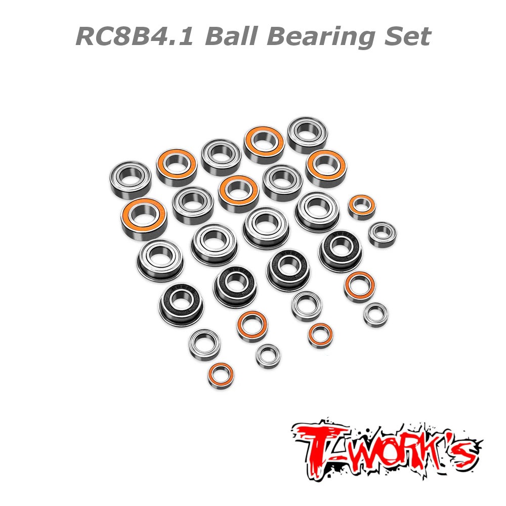 Ball Bearing Set - RC8B4.1 (28) - T-Work's BBS-RC8B4.1 1 Ball Bearing Set - RC8B4.1 (28) - T-Work's BBS-RC8B4.1