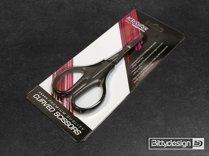Bittydesign Polycarbonat-Schere (gebogene Spitze) 1 Bittydesign Polycarbonate Scissors (Curved Tip)