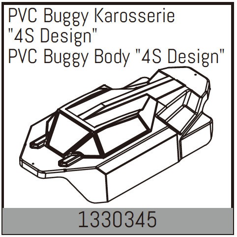 Body Buggy 4S PVC (1330345) Absima 1 Body Buggy 4S PVC (1330345) Absima