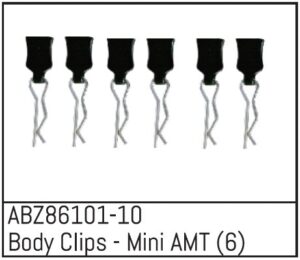 Body Clips (6) - Absima Mini AMT - ABZ86101-10