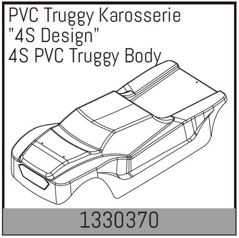 Body Truggy 4S PVC (1330370) Absima 1 Body Truggy 4S PVC (1330370) Absima