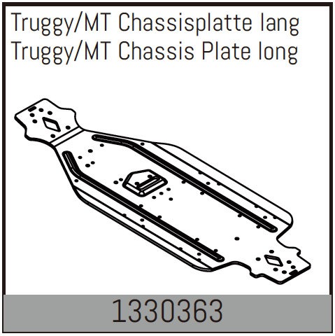 Chassis Plate Long Truggy/MT (1330363) Absima 1 Chassis Plate Long Truggy/MT (1330363) Absima
