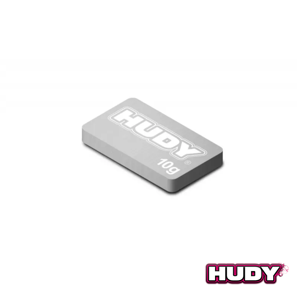 Chassisgewicht Reines Wolfram 10 g (293082) Hudy 1 Chassis Weight Pure Tungsten 10g (293082) Hudy