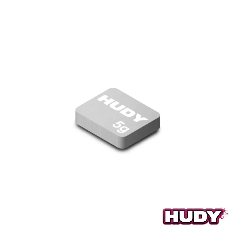 Chassis-Gewicht Reines Wolfram 5 g (293081) Hudy 1 Chassis Weight Pure Tungsten 5g (293081) Hudy