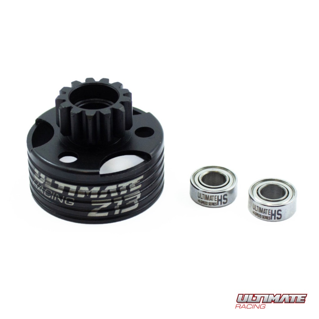 Kupplungsglocke Z13 belüftet mit Lagern (UR0661) Ultimate Racing 1 Clutch Bell Z13 Ventilated with Bearings (UR0661) Ultimate Racing