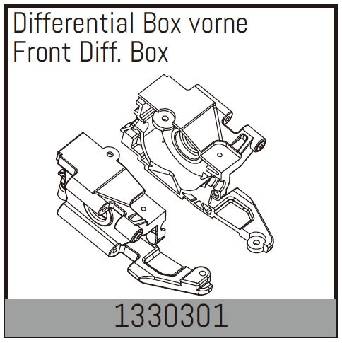 Diff Box Front (1330301) Absima 1 Diff Box Front (1330301) Absima