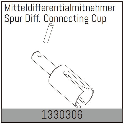 Diff Connecting Cup Spur (1330306) Absima 1 Diff Connecting Cup Spur (1330306) Absima