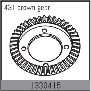 Diff Crown Gear 43T (1330415) Absima
