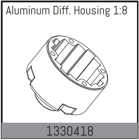 Diff Housing AL (1330418) Absima 1 Diff Housing AL (1330418) Absima
