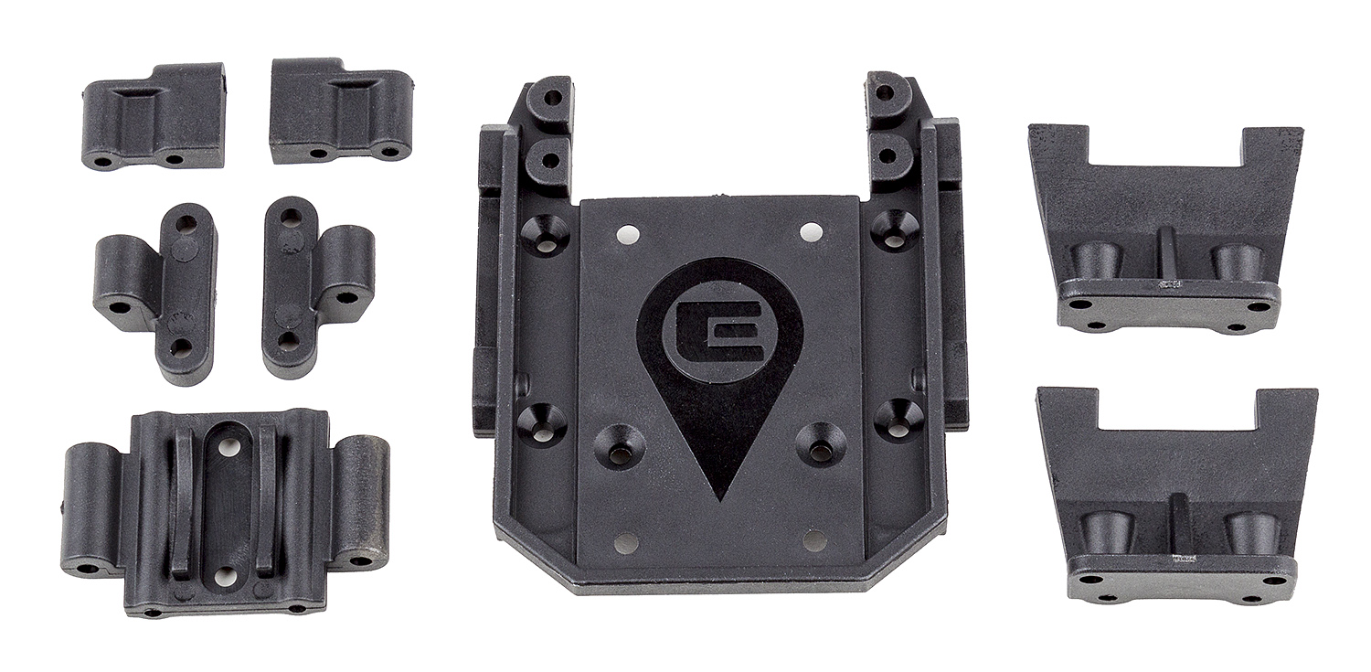Element RC Enduro IFS Gearbox and Servo Mounts Set, hard 1 Element RC Enduro IFS Gearbox and Servo Mounts Set, hard