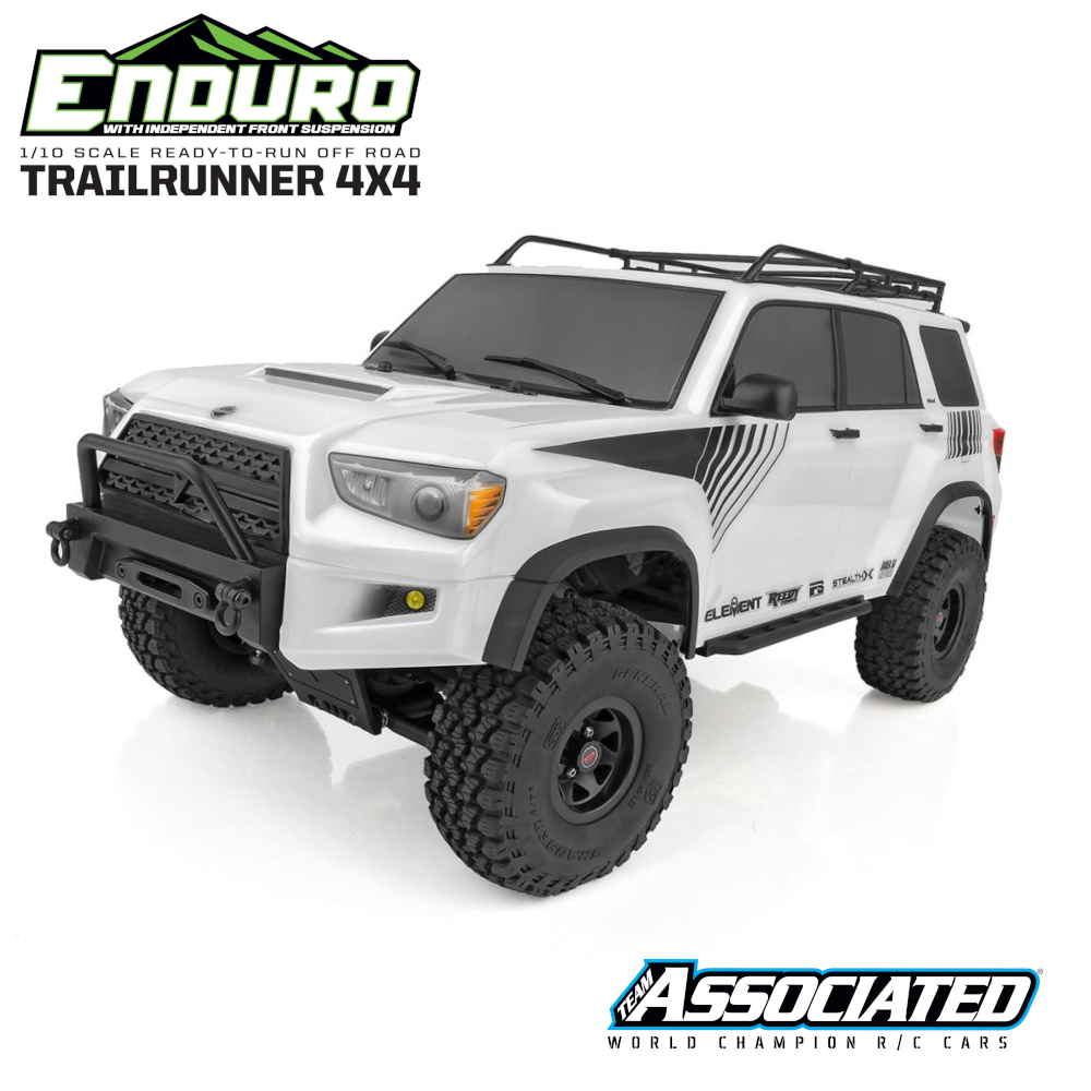 Element RC Enduro Trailrunner Valge 1:10 4WD Crawler RTR - AE40104 1 Element RC Enduro Trailrunner White 1:10 4WD Trail Crawler RTR - AE40104