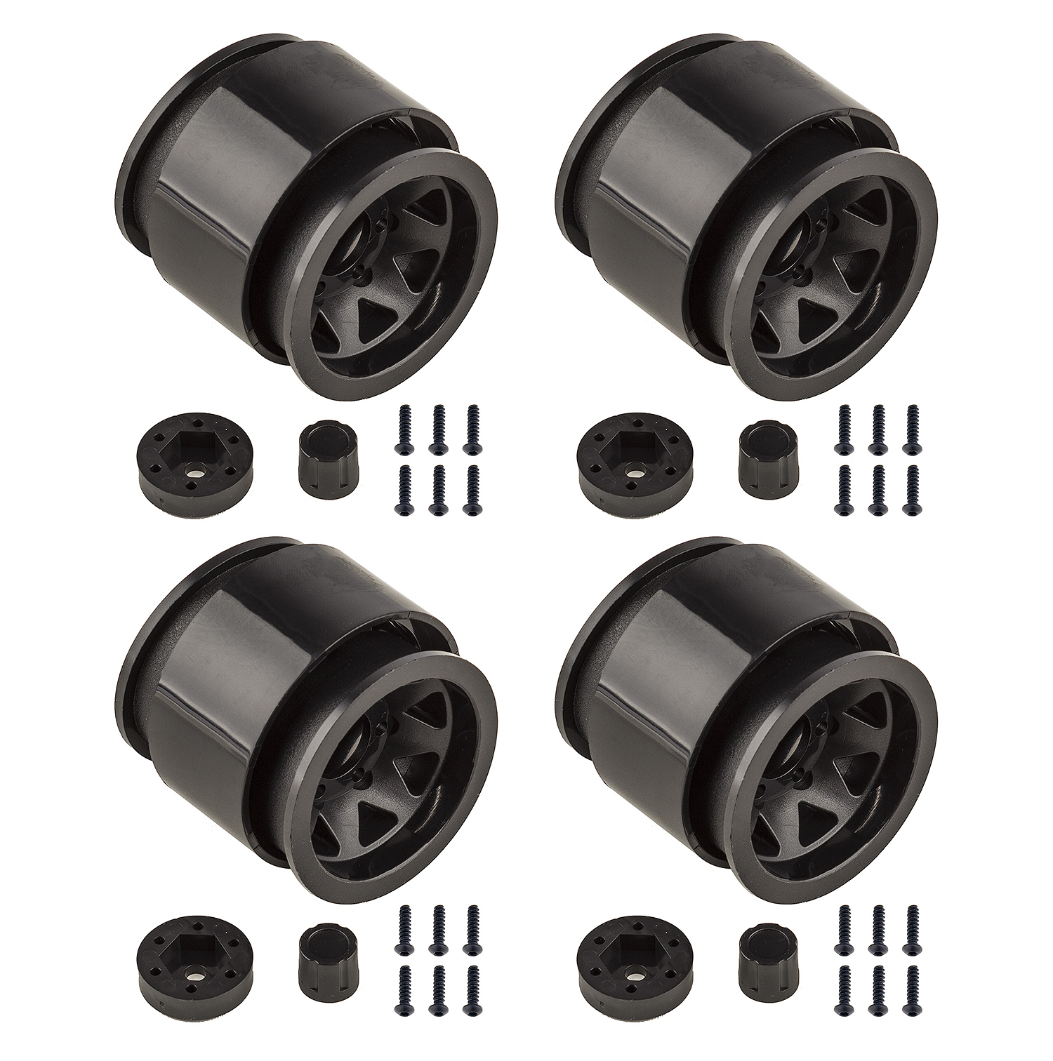 Element RC Enduro Trigon Wheels, 1.55, black 1 Element RC Enduro Trigon Wheels, 1.55, black