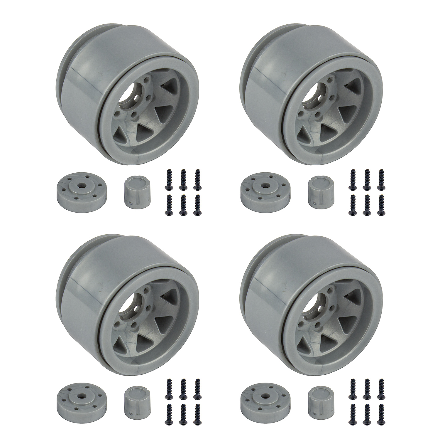 Element RC Enduro Trigon Wheels, 1.55, silver 1 Element RC Enduro Trigon Wheels, 1.55, silver