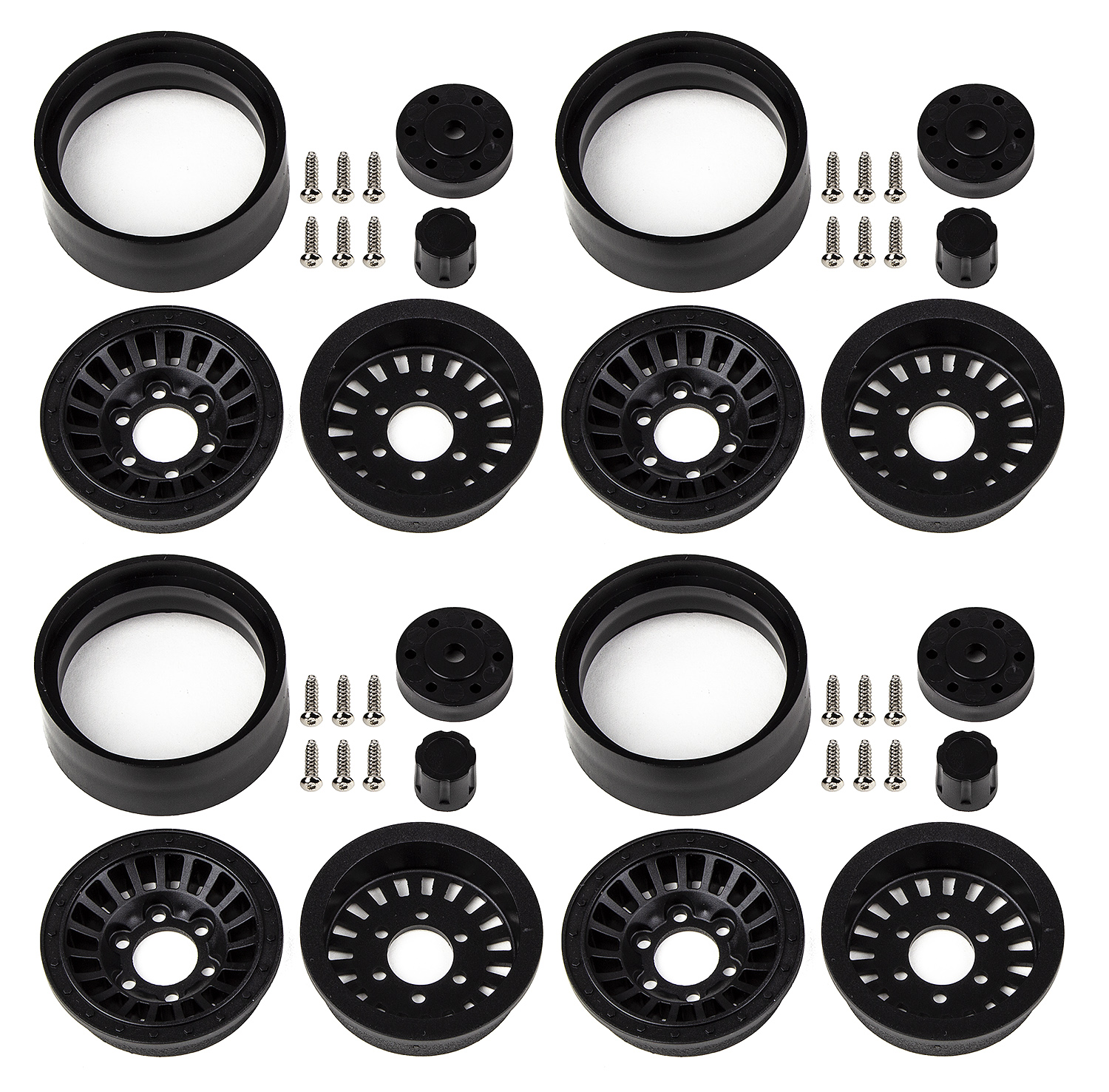 Element RC Enduro Urbine Wheels, 1.55", black 1 Element RC Enduro Urbine Wheels, 1.55", black