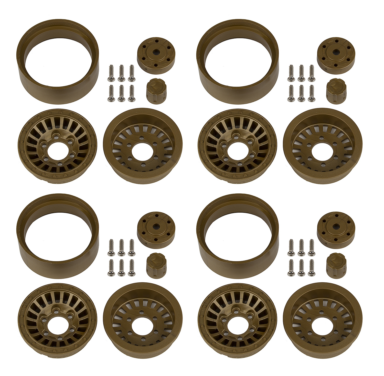 Element RC Enduro Urbine Wheels, 1.55", bronze color 1 Element RC Enduro Urbine Wheels, 1.55", bronze color