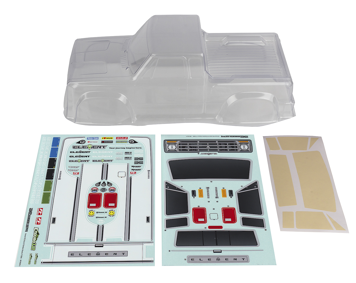Element RC Enduro12, Sendero Body Set, clear 1 Element RC Enduro12, Sendero Body Set, clear