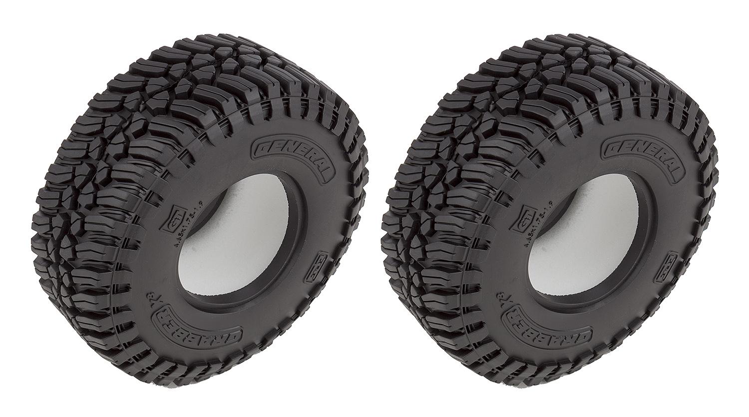 Element RC General Grabber X3 Tires, 1.9 in 1 Element RC General Grabber X3 Tires, 1.9 in
