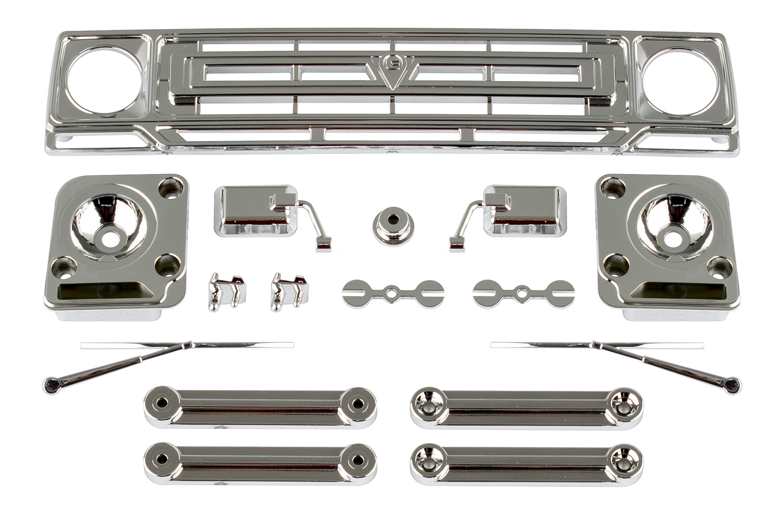 Element RC Sendero Karosseriezubehör, Chrom 1 Element RC Sendero Body Accessories,chrome