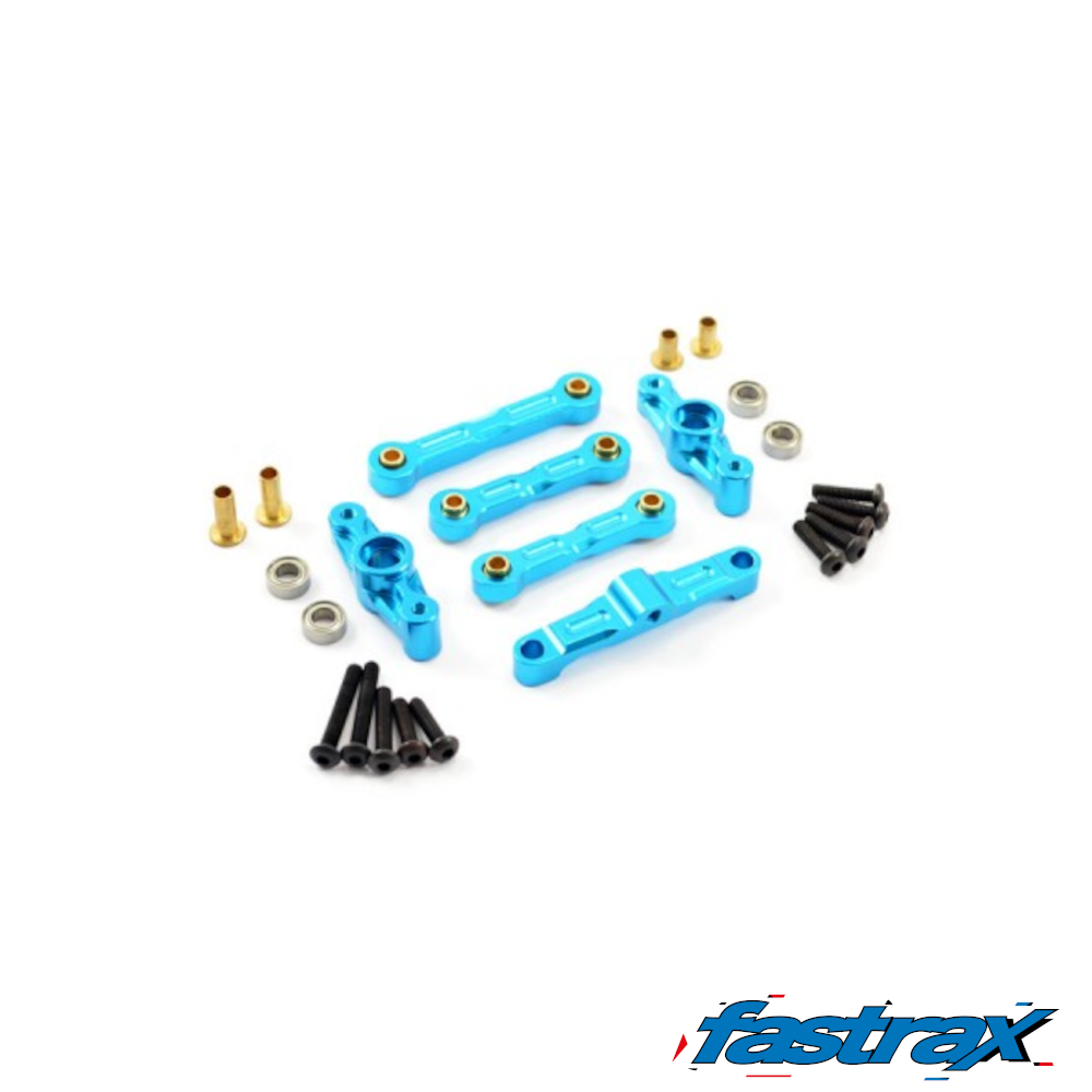 Fastrax Steering Kit Alu for Tamiya TT02 Chassis 1 Fastrax Steering Kit Alu for Tamiya TT02 Chassis