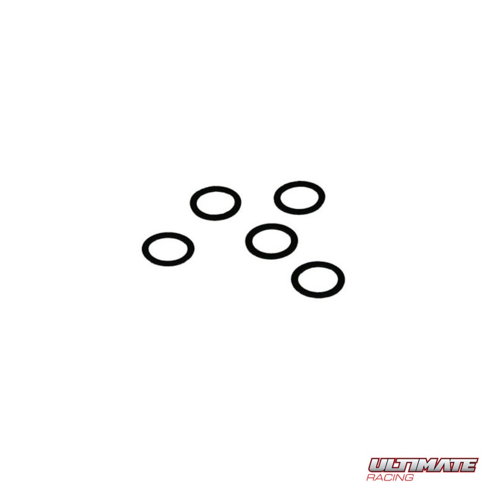 Schwungrad-Distanzscheibe 7x10x0,5 (5) (UR1125) Ultimate Racing 1 Fly Wheel Washer Spacer 7x10x0.5 (5) (UR1125) Ultimate Racing