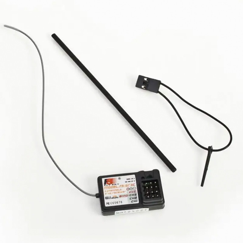 FlySky GT3B Saatja+GR3E Vastuvõtja (3CH AFHDS)+ LCD 8 FlySky GT3B Saatja+GR3E Vastuvõtja (3CH AFHDS)+ LCD