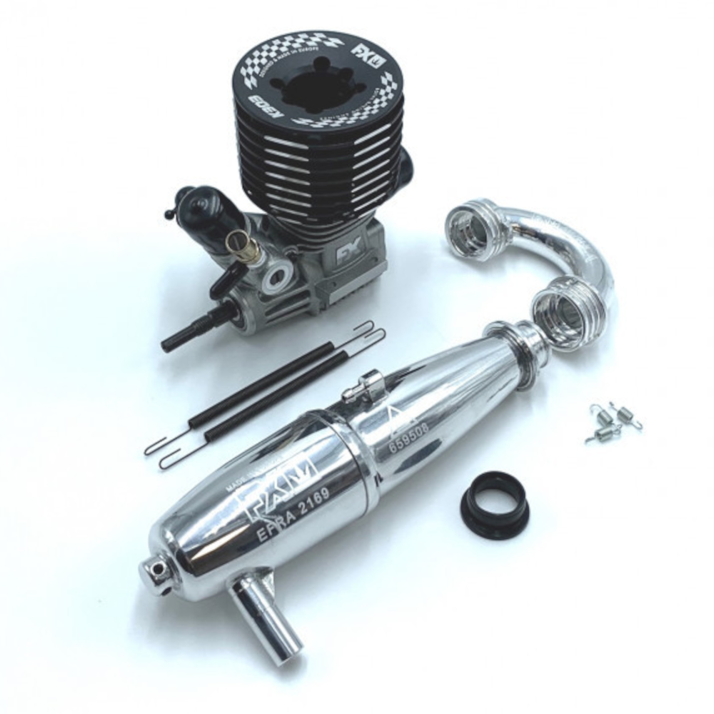FX K303 Combo - Engine + Muffler 2169 + Manifold - Medium 1 FX K303 Combo - Engine + Muffler 2169 + Manifold - Medium