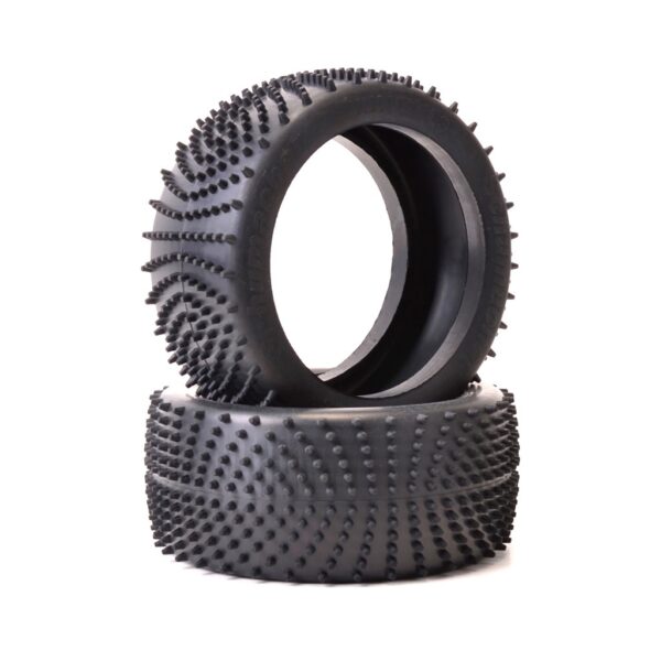 Schumacher Large Scale WAVE Tires Yellow (2) (G400)