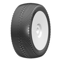 GRP 1:8 Buggy - CUBIC - New Closed Cell Insert - Mounted on New Closed White Wheel