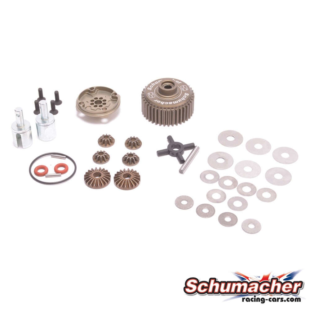 Gear Diff Set V2 Alloy #U8396 Schumacher 1 Gear Diff Set V2 Alloy #U8396 Schumacher